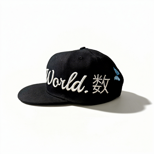Gorra Number World Club "Negro”